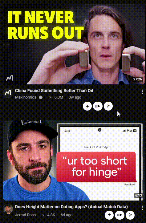 A title answer opens under a YouTube video.